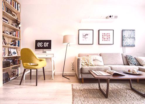 Obývacia izba v Chruščove: 65 nápadov na interiérový dizajn