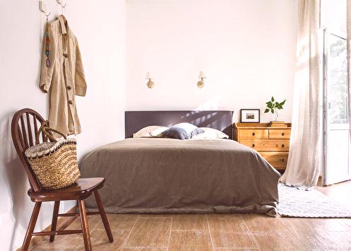 Dizajn spavaće sobe u skandinavskom stilu (65 fotografija)