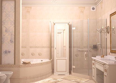 Kupaonica u klasičnom stilu, 11 m2