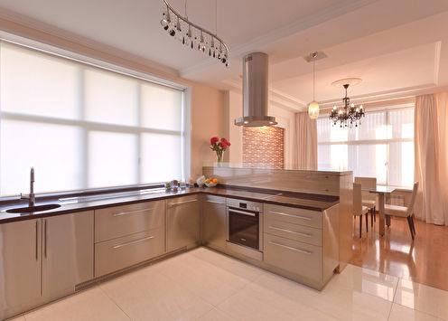 Kuchyňa - jedáleň v štýle minimalizmu