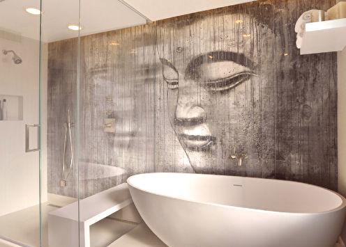 Nástenné dekorácie v kúpeľni: 10 najlepších materiálov
