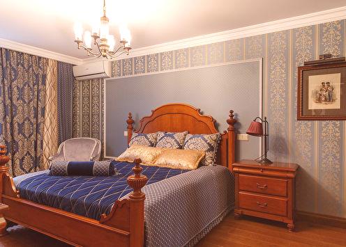 Indigo: Spavaća soba u klasičnom stilu