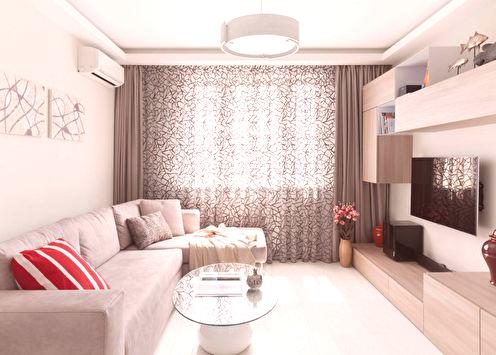 Dizajn dnevne sobe u stilu minimalizma (80 fotografija)